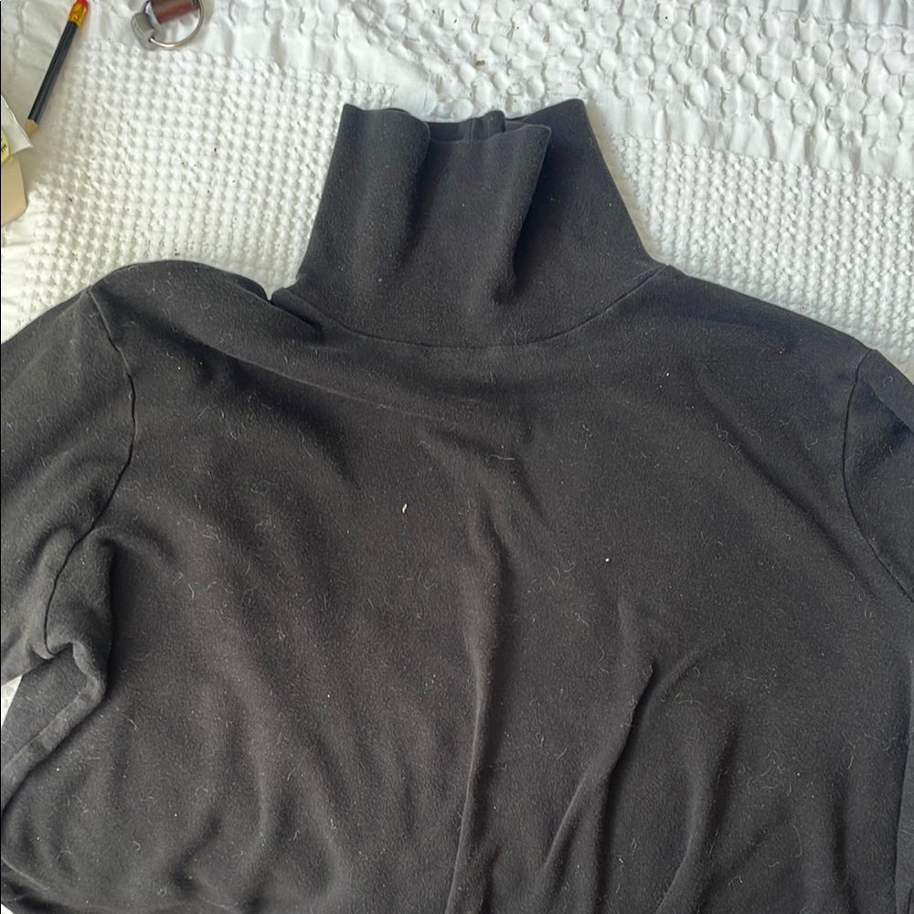 Black Turtleneck Sweater